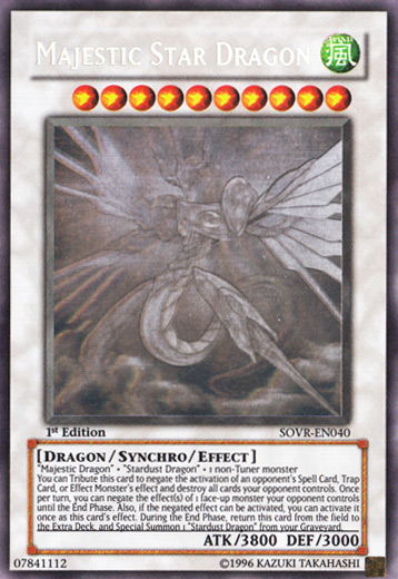 Majestic Star Dragon [SOVR-EN040] Ghost Rare | Chromatic Games