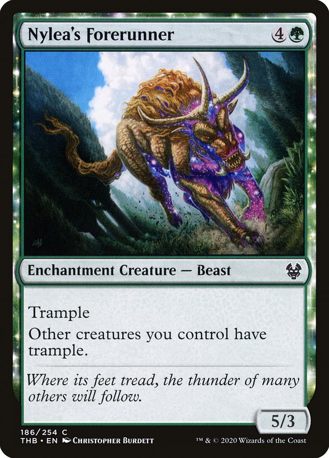 Nylea's Forerunner 186/254 (Theros Beyond Death)  - Foil | Chromatic Games