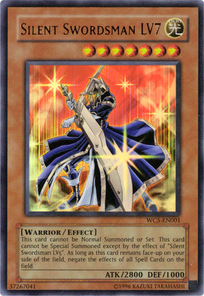 Silent Swordsman LV7 [WC5-EN001] Ultra Rare | Chromatic Games