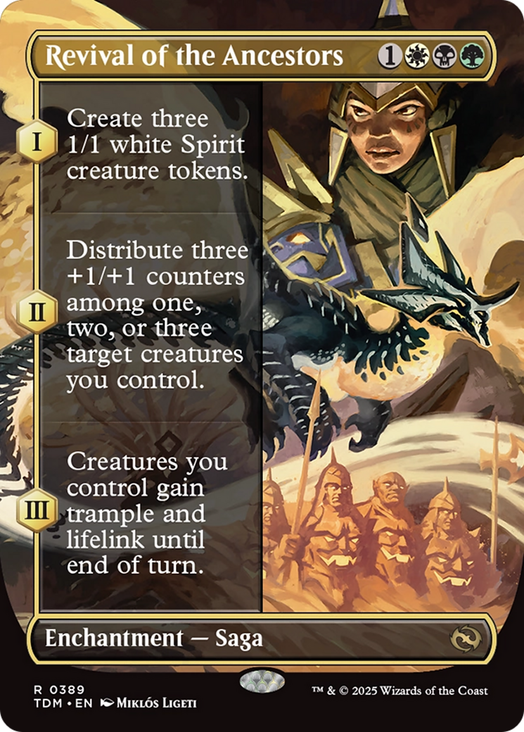 Revival of the Ancestors (Borderless) [Tarkir: Dragonstorm] | Chromatic Games