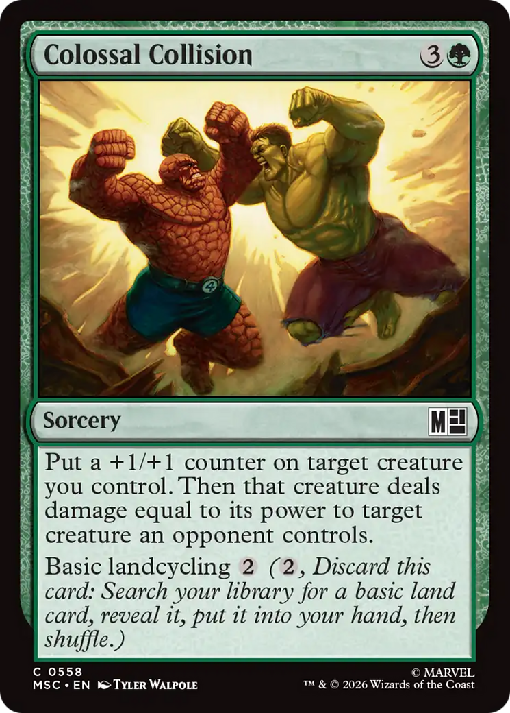 Colossal Collision [Marvel Super Heroes Commander] | Chromatic Games