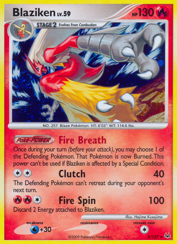 Blaziken (3/127) [Platinum: Base Set] | Chromatic Games