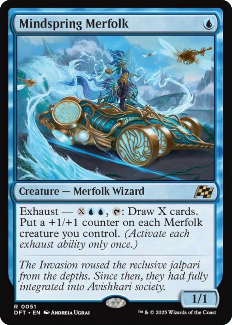 Mindspring Merfolk [Aetherdrift] | Chromatic Games