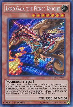 Lord Gaia the Fierce Knight [MVP1-ENS50] Secret Rare | Chromatic Games