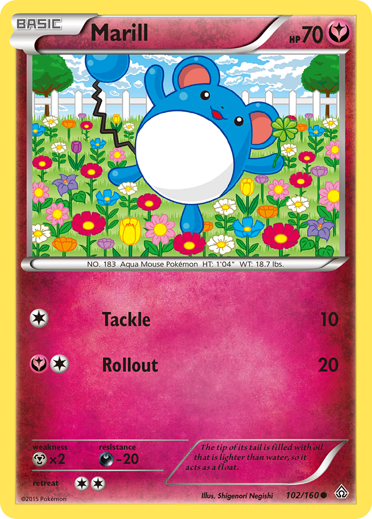 Marill (102/160) [XY: Primal Clash] | Chromatic Games