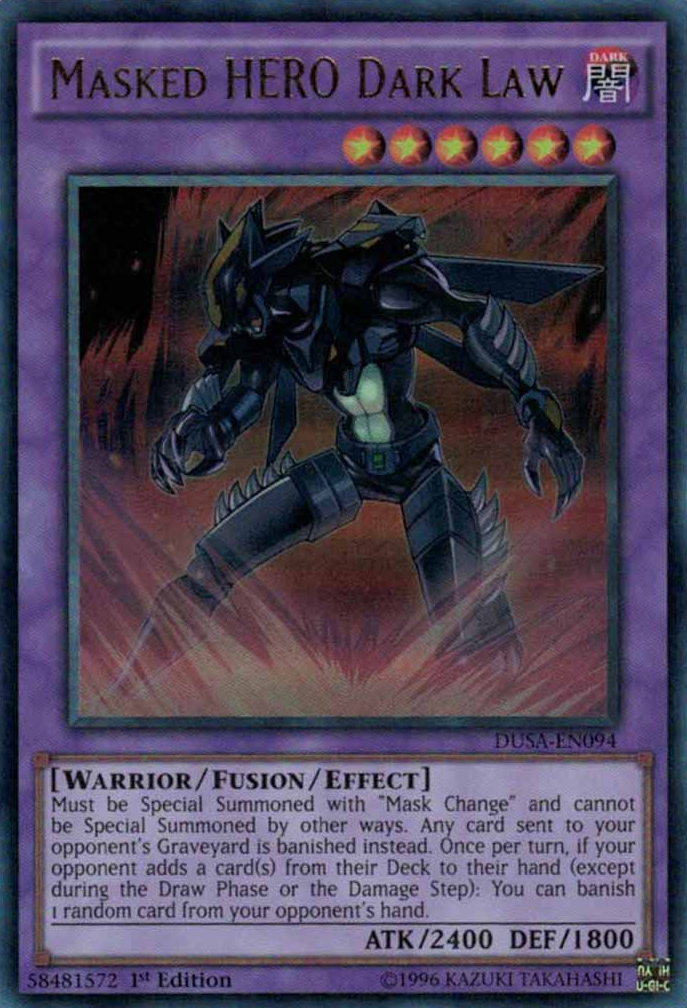 Masked Hero Dark Law [DUSA-EN094] Ultra Rare | Chromatic Games