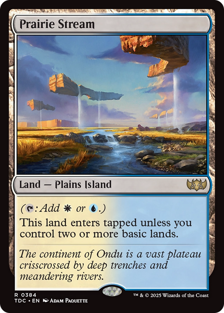Prairie Stream [Tarkir: Dragonstorm Commander] | Chromatic Games