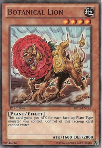 Botanical Lion [BP01-EN145] Starfoil Rare | Chromatic Games