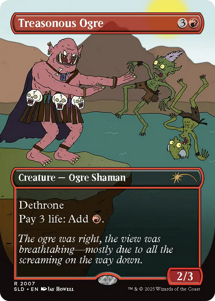 Treasonous Ogre (Rainbow Foil) [Secret Lair Drop Series] | Chromatic Games