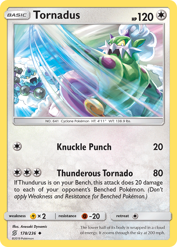 Tornadus (178/236) [Sun & Moon: Unified Minds] | Chromatic Games