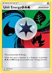 Unit Energy (137/156) (Grass, Fire, Water) [Sun & Moon: Ultra Prism] | Chromatic Games