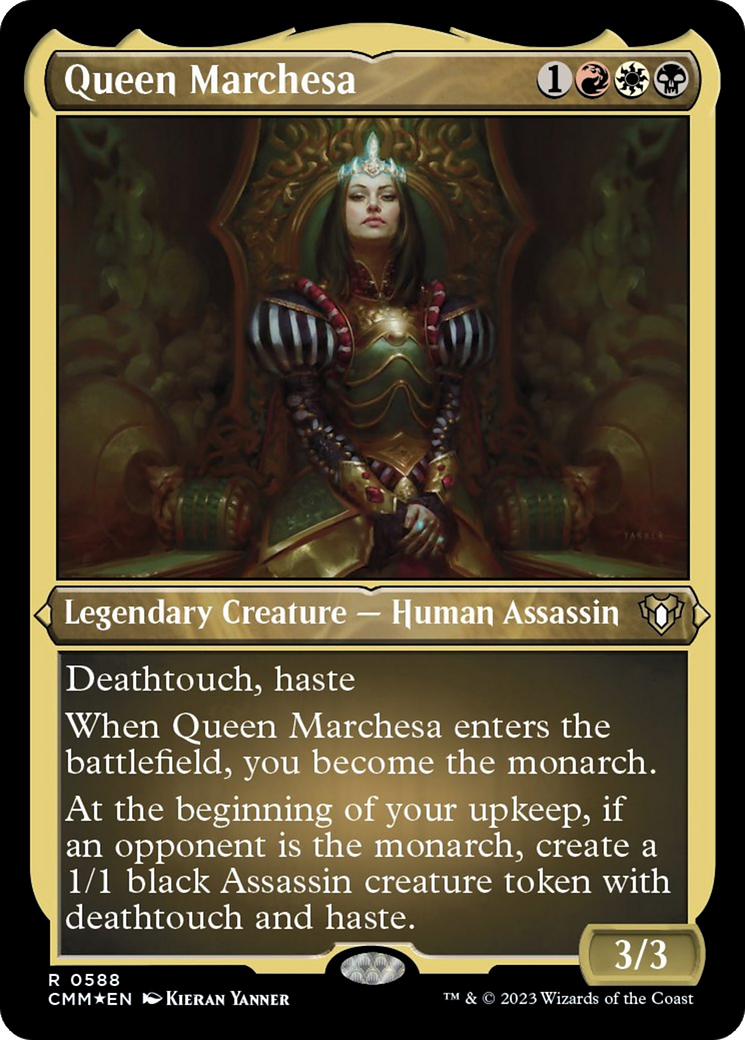 Queen Marchesa (Foil Etched) [Commander Masters] | Chromatic Games