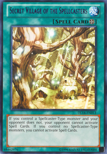 Secret Village of the Spellcasters (Purple) [DL14-EN013] Rare | Chromatic Games