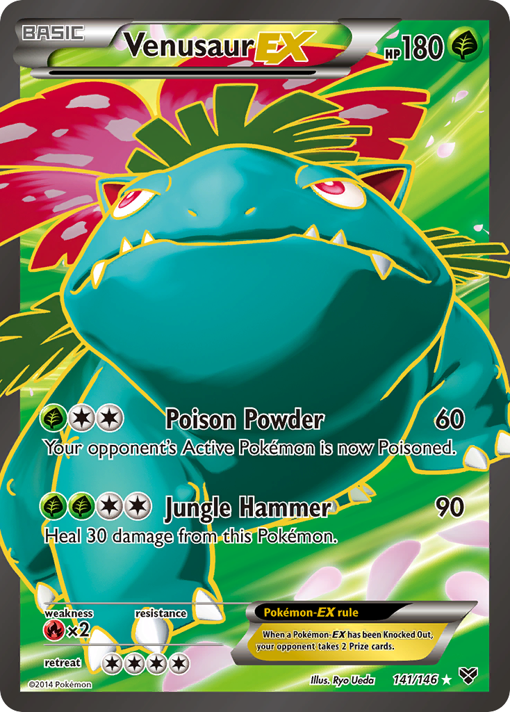 Venusaur EX (141/146) [XY: Base Set] | Chromatic Games