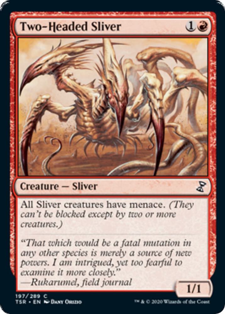 Two-Headed Sliver 197 (Time Spiral: Remastered)  - Foil | Chromatic Games