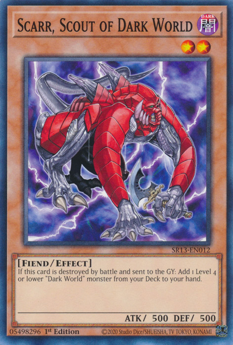 Scarr, Scout of Dark World [SR13-EN012] Common | Chromatic Games