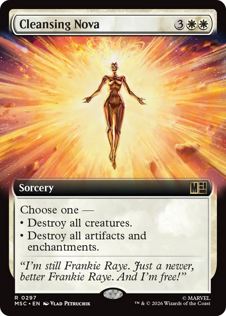 Cleansing Nova (Extended Art) [Marvel Super Heroes Commander] | Chromatic Games