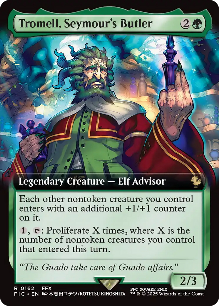 Tromell, Seymour's Butler (Extended Art) [FINAL FANTASY Commander] | Chromatic Games