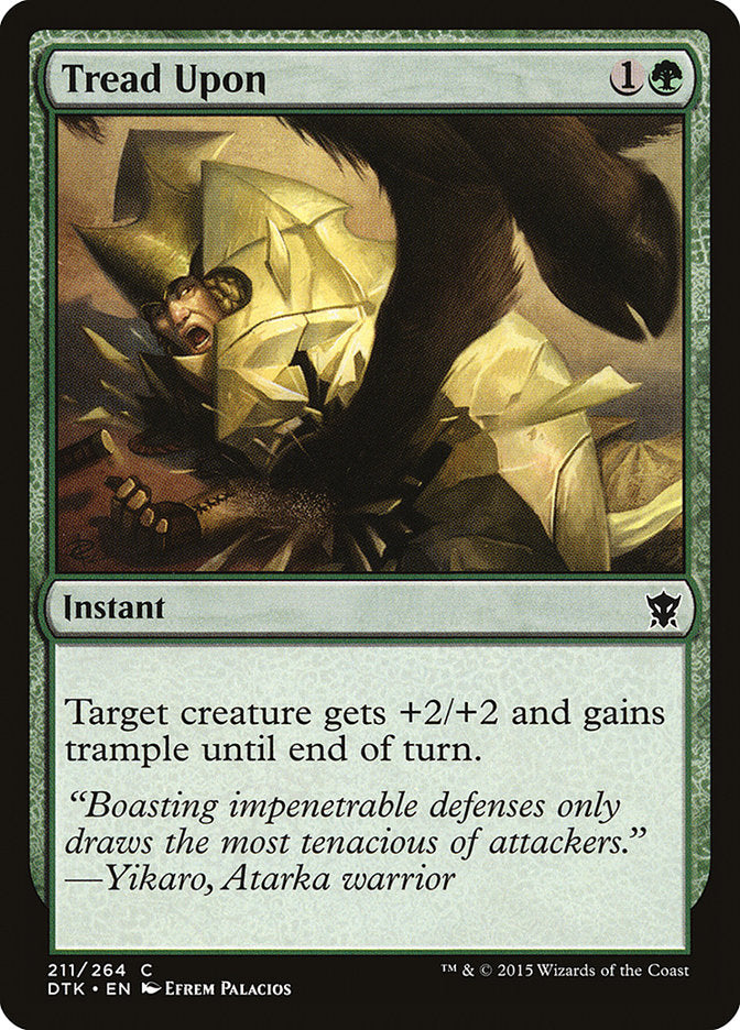 Tread Upon 211/264 (Dragons of Tarkir)  | Chromatic Games