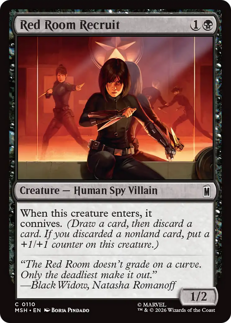 Red Room Recruit [Marvel Super Heroes] | Chromatic Games