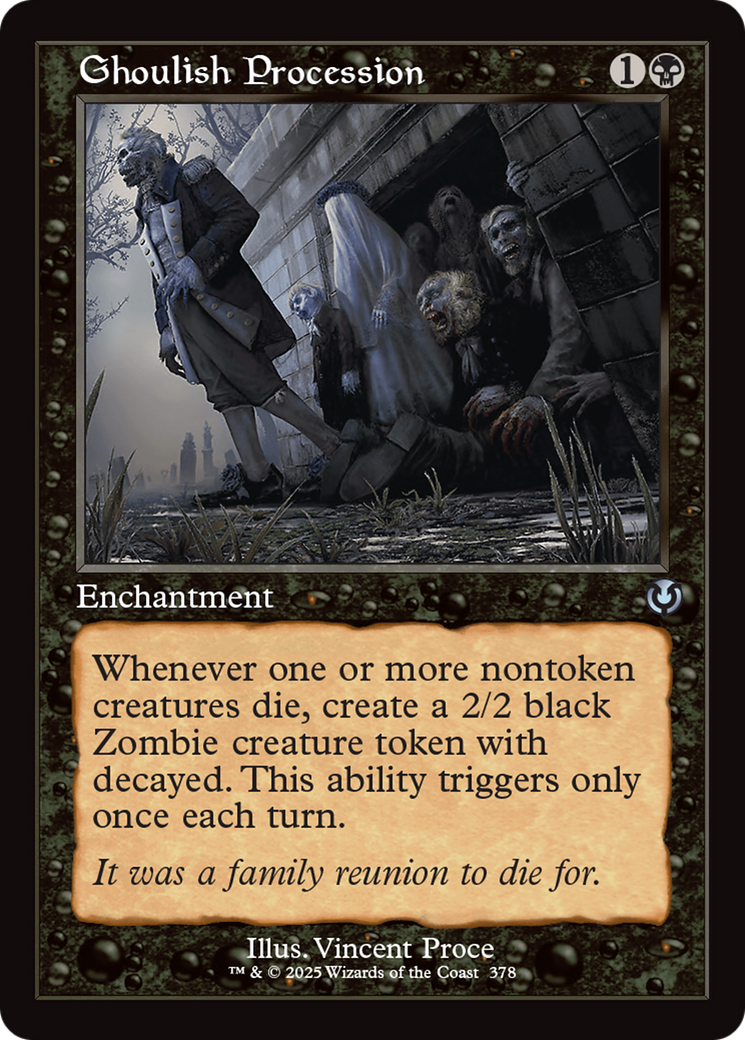 Ghoulish Procession (Retro Frame) [Innistrad Remastered] | Chromatic Games