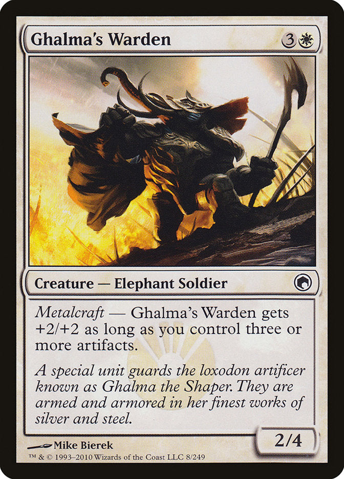 Ghalma's Warden 8/249 (Scars of Mirrodin)  | Chromatic Games
