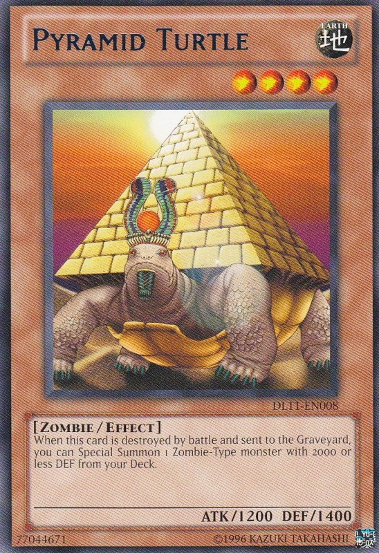 Pyramid Turtle (Blue) [DL11-EN008] Rare | Chromatic Games