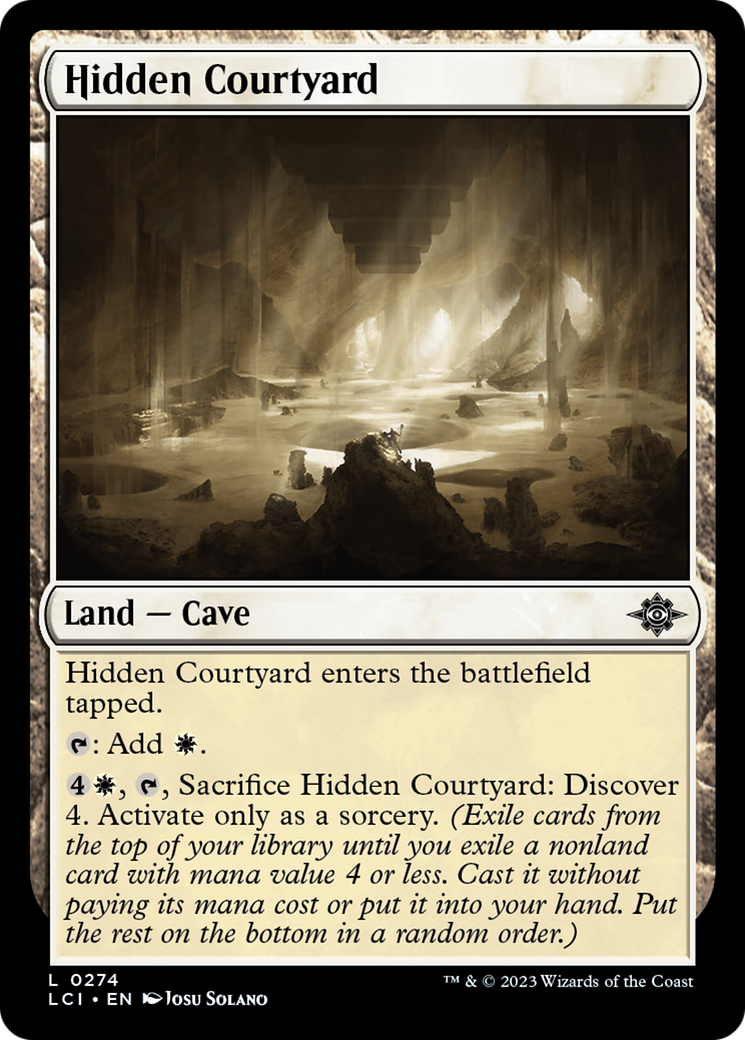 Hidden Courtyard [The Lost Caverns of Ixalan] | Chromatic Games