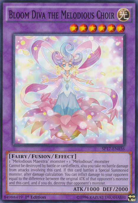 Bloom Diva the Melodious Choir [SP17-EN036] Starfoil Rare | Chromatic Games