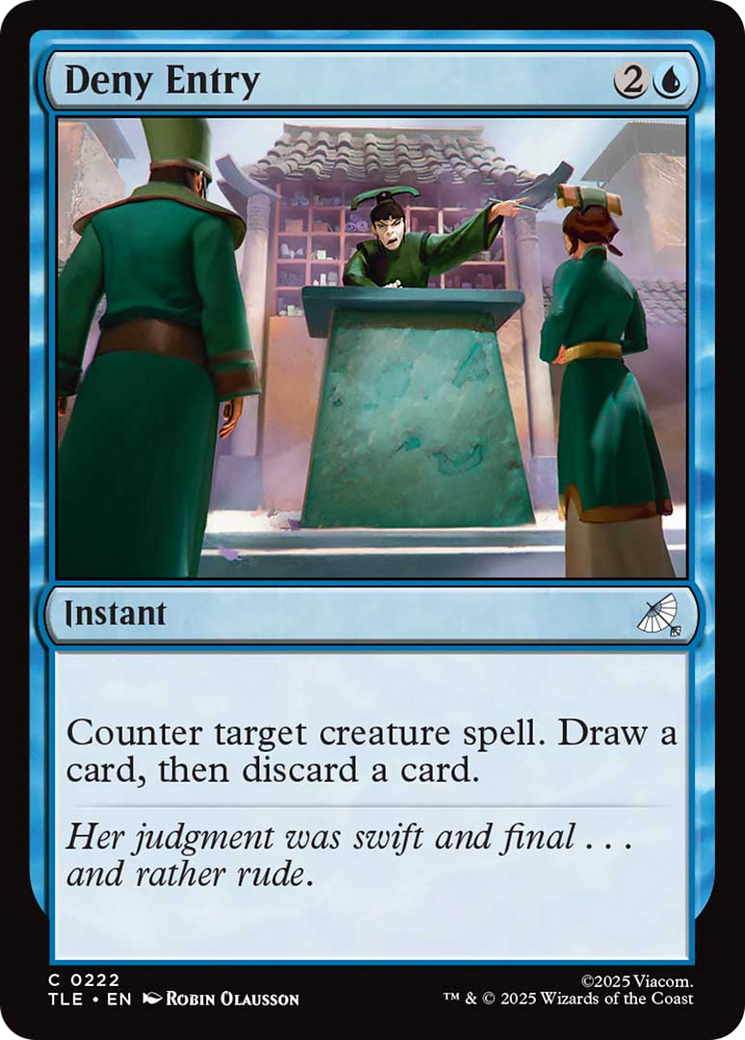 Deny Entry [Avatar: The Last Airbender: Eternal-Legal] | Chromatic Games