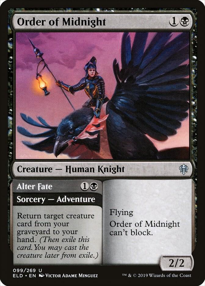 Order of Midnight // Alter Fate 99/269 (Throne of Eldraine)  - Foil | Chromatic Games