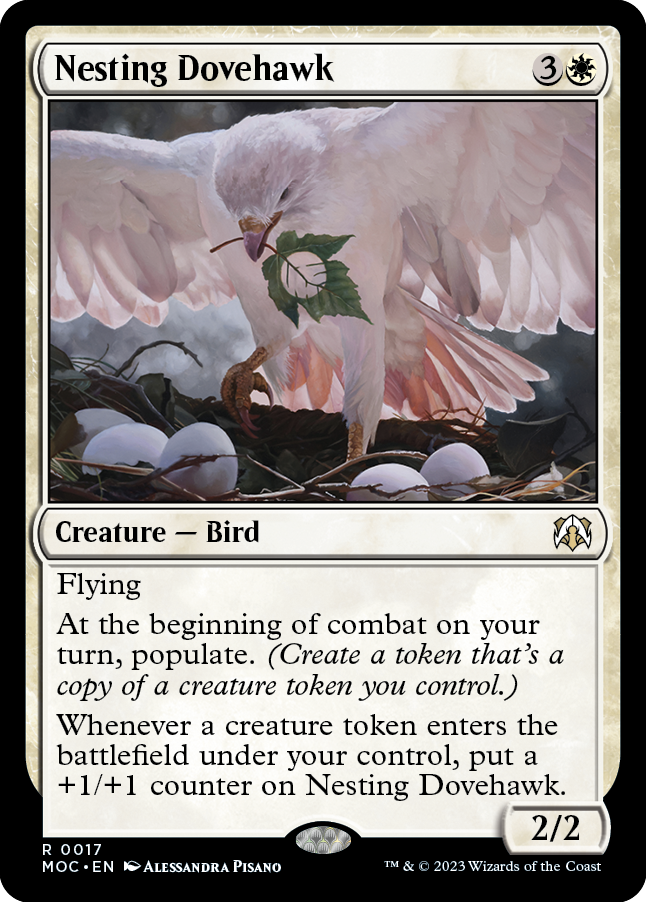 Nesting Dovehawk [March of the Machine Commander] | Chromatic Games