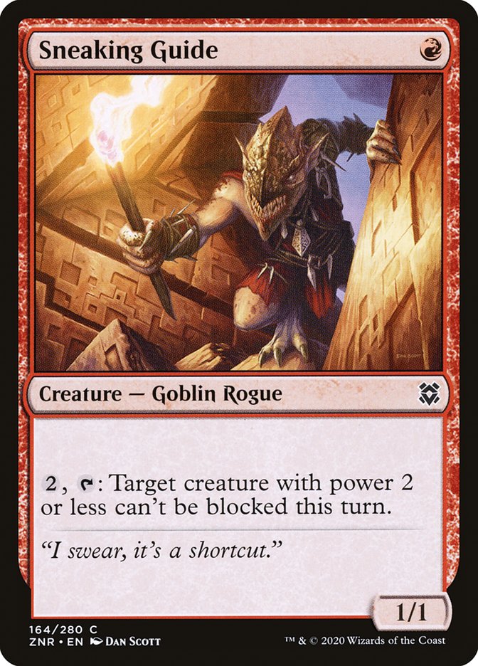 Sneaking Guide 164/280 (Zendikar Rising)  - Foil | Chromatic Games