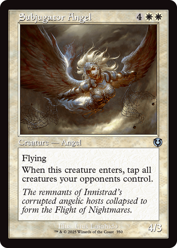 Subjugator Angel (Retro Frame) [Innistrad Remastered] | Chromatic Games