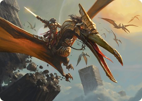 Skyhunter Strike Force Art Card [Phyrexia: All Will Be One Art Series] | Chromatic Games