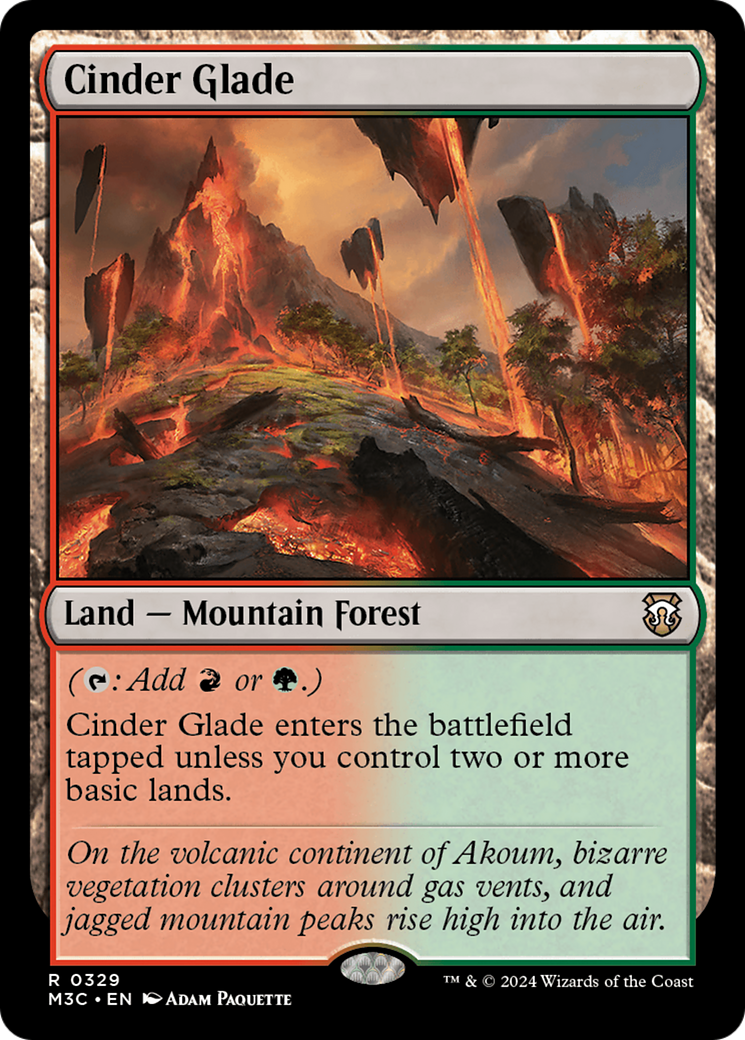 Cinder Glade [Modern Horizons 3 Commander] | Chromatic Games