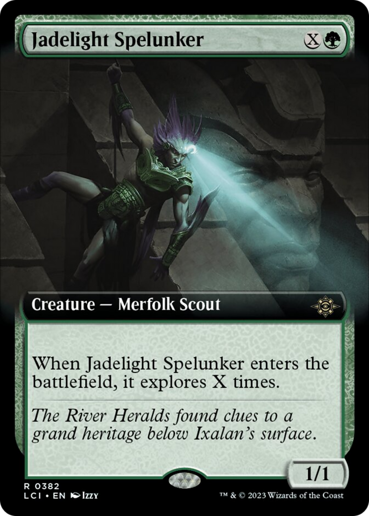 Jadelight Spelunker (Extended Art) [The Lost Caverns of Ixalan] | Chromatic Games