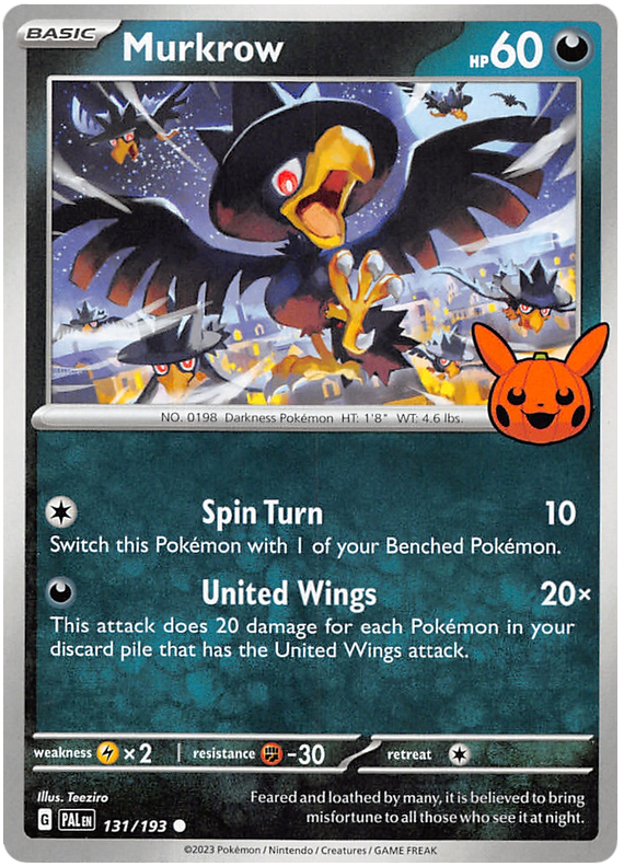 Murkrow (131/193) [Trick or Trade 2023] | Chromatic Games