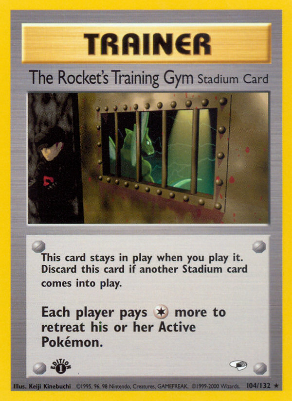 The Rocket's Training Gym (104/132) [Gym Heroes 1st Edition] | Chromatic Games