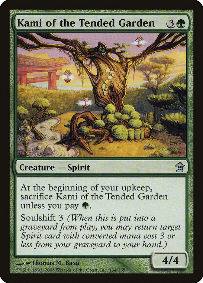 Kami of the Tended Garden [Saviors of Kamigawa] | Chromatic Games