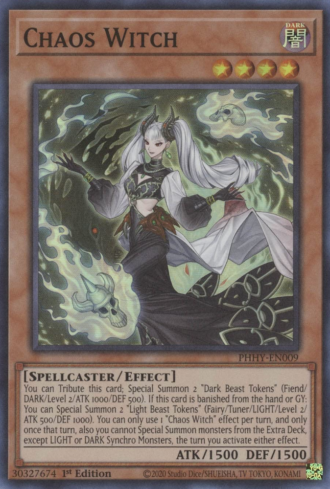 Chaos Witch [PHHY-EN009] Super Rare | Chromatic Games