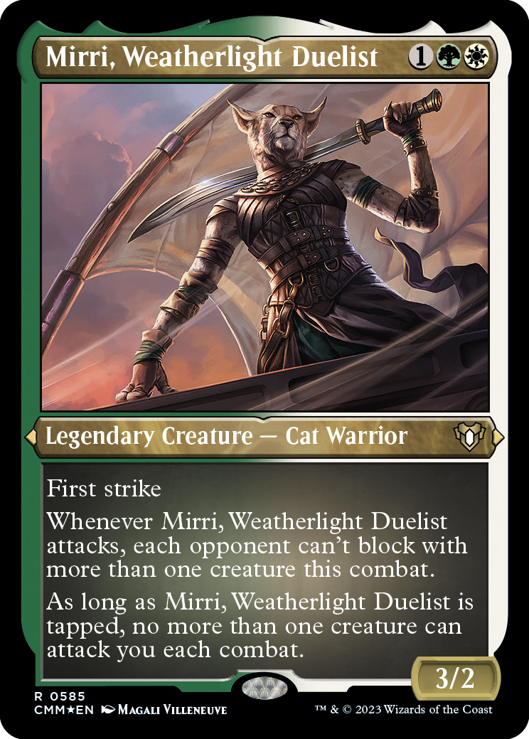 Mirri, Weatherlight Duelist (Foil Etched) [Commander Masters] | Chromatic Games