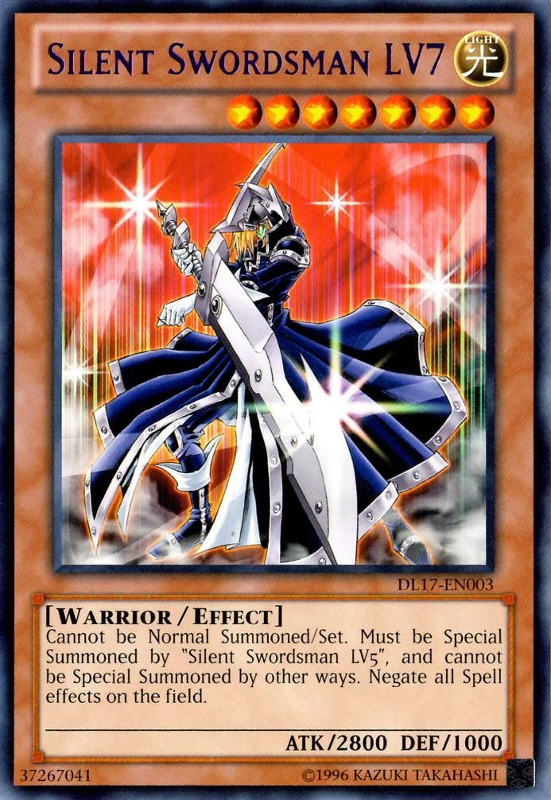 Silent Swordsman LV7 (Purple) [DL17-EN003] Rare | Chromatic Games