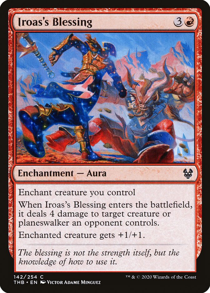 Iroas's Blessing 142/254 (Theros Beyond Death)  | Chromatic Games