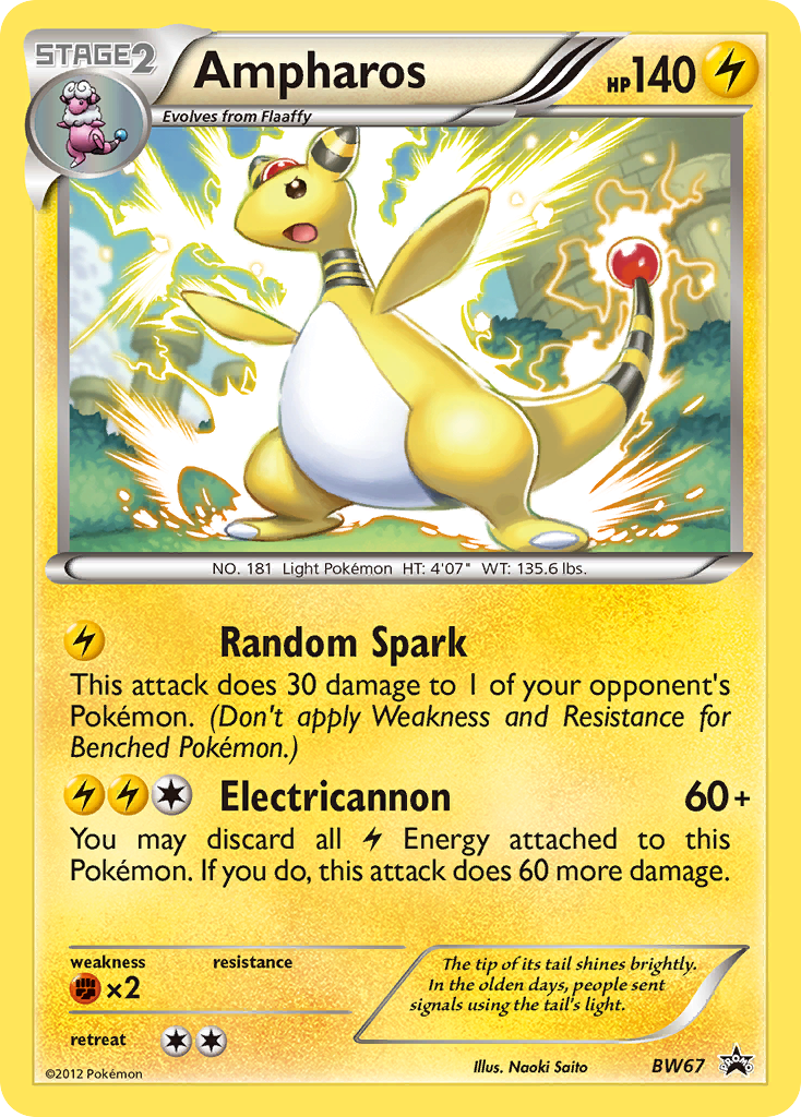 Ampharos (BW67) [Black & White: Black Star Promos] | Chromatic Games