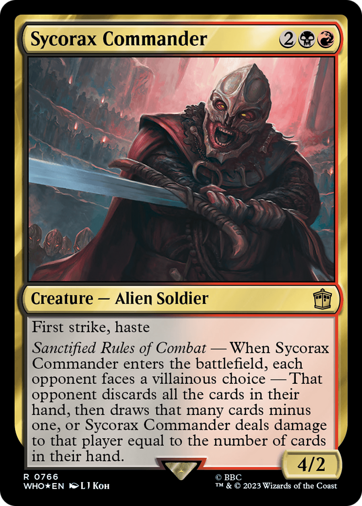 Sycorax Commander (Surge Foil) [Doctor Who] | Chromatic Games