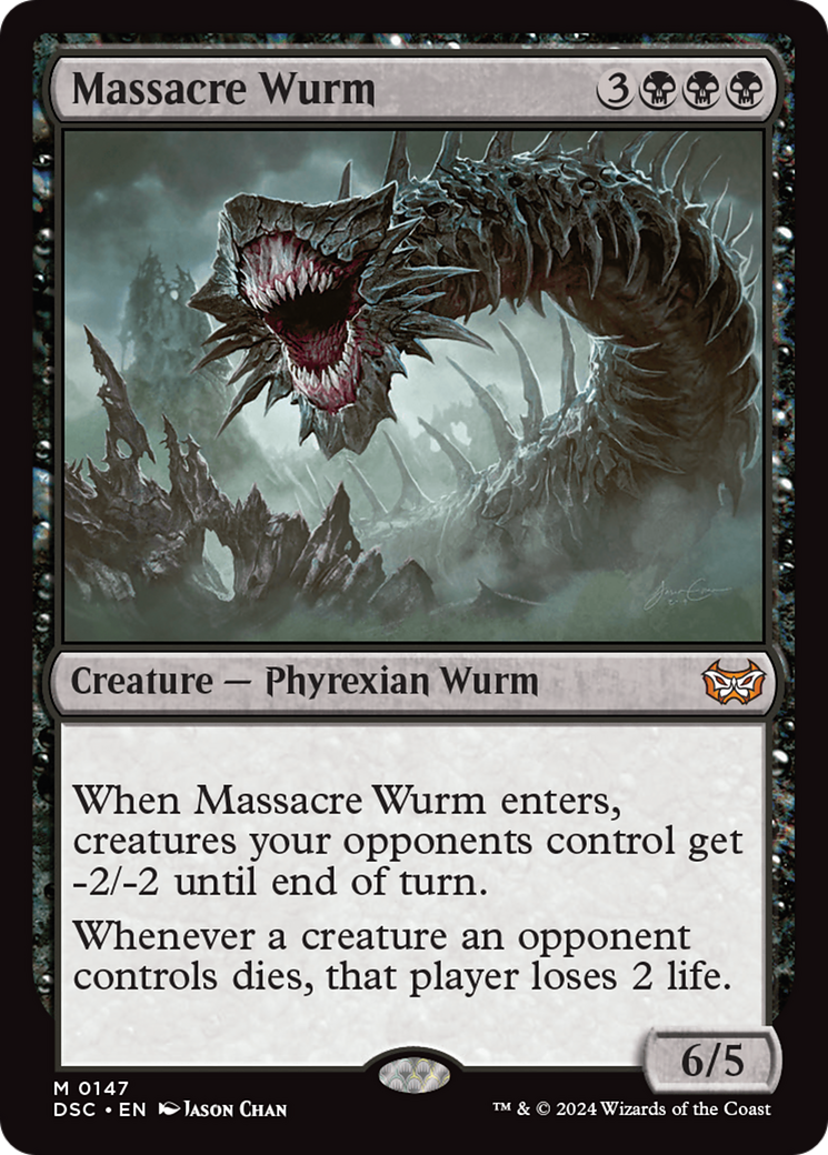 Massacre Wurm [Duskmourn: House of Horror Commander] | Chromatic Games