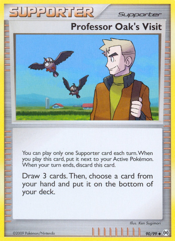 Professor Oak's Visit (90/99) [Platinum: Arceus] | Chromatic Games