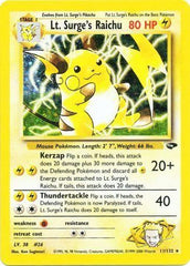 Lt. Surge's Raichu (11/132) [Gym Challenge Unlimited] | Chromatic Games