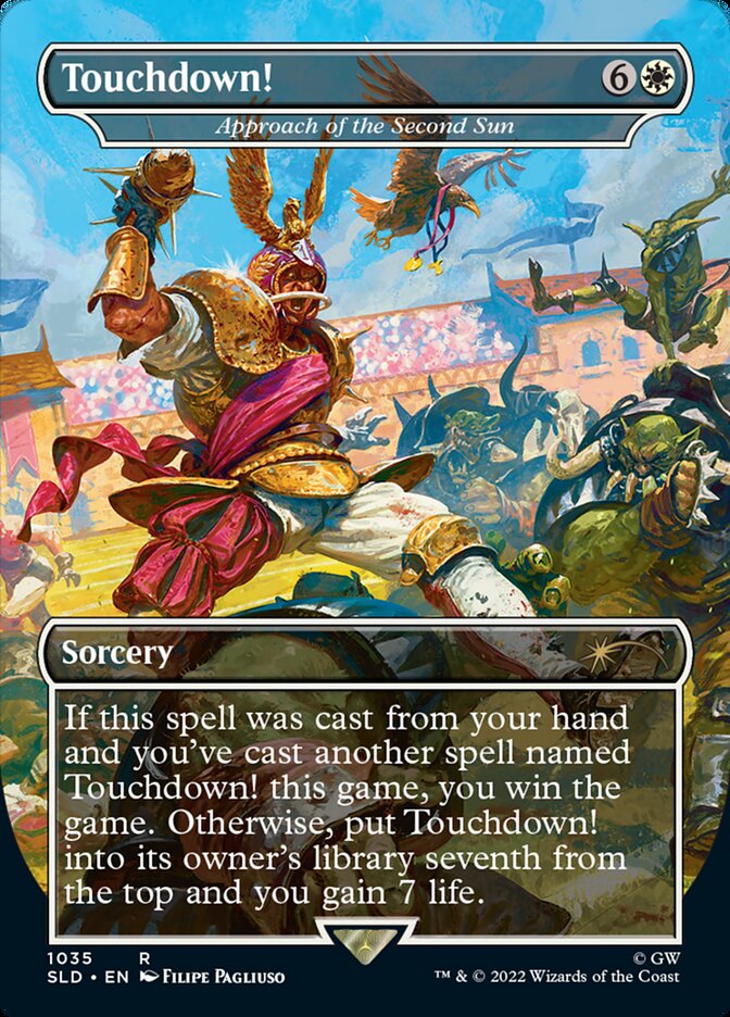 Touchdown! - Approach of the Second Sun (Borderless) [Secret Lair Drop Series] | Chromatic Games